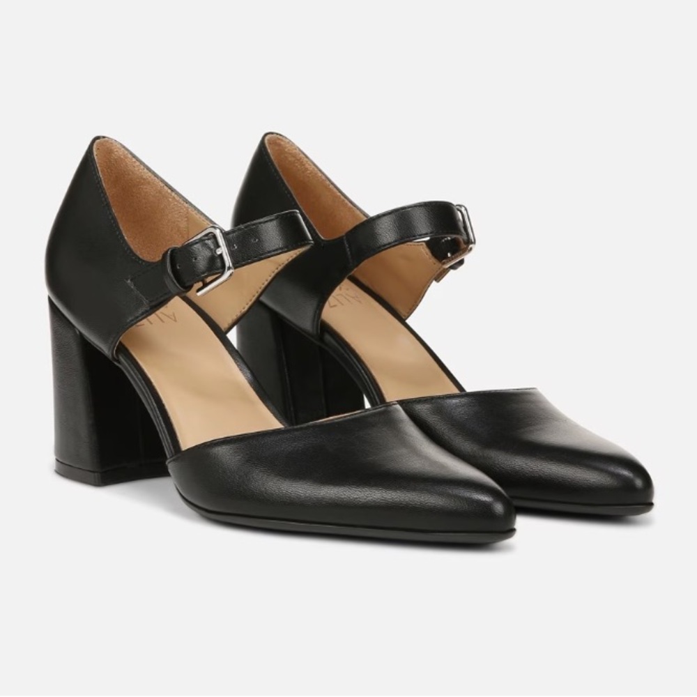 Naturalizer Black Pixie Mary Jane Heels. Brand New.